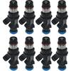 8PCS Fuel Injectors 25317628 For Delphi 01-07 Chevy Truck 4.8L 5.3L 6.0L 25320287 17113698 FJ10062