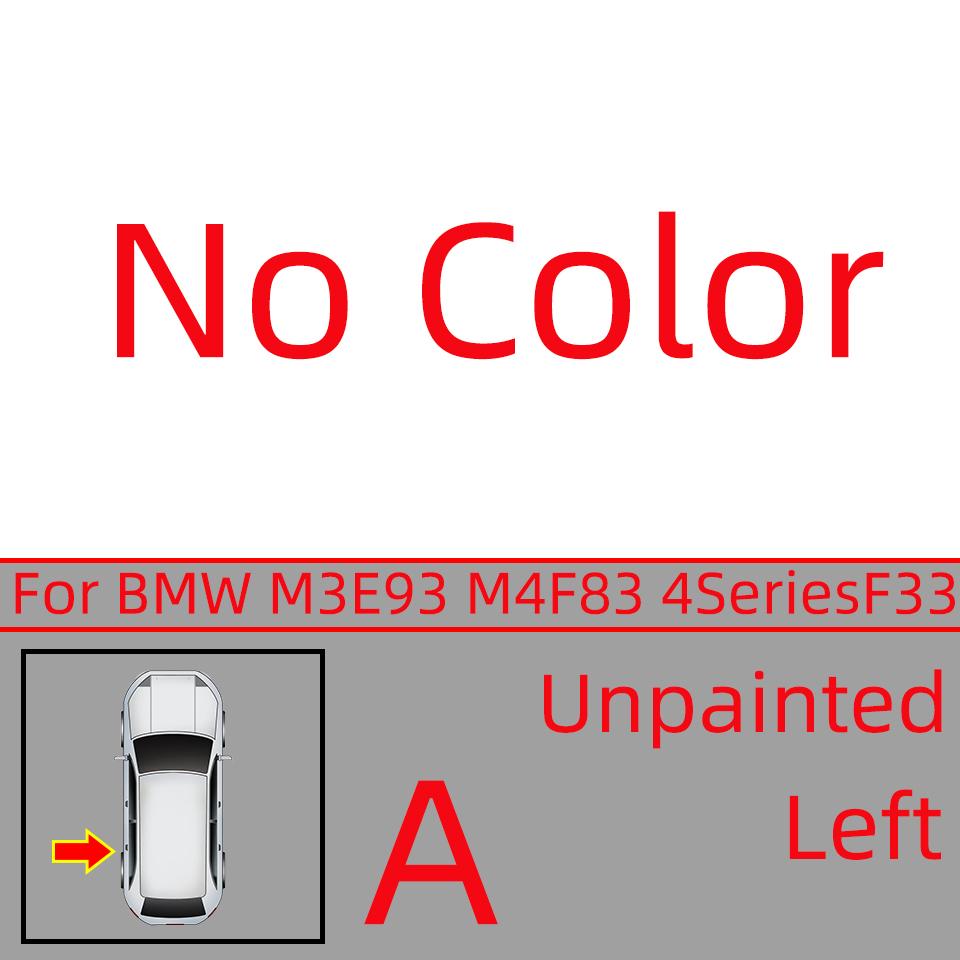 For BMW E93/M3 07-13 F83/M4 14-19 4Series F33 Convertible Roof Trim Cover Trim Strip Accessory Painted Auto Parts
