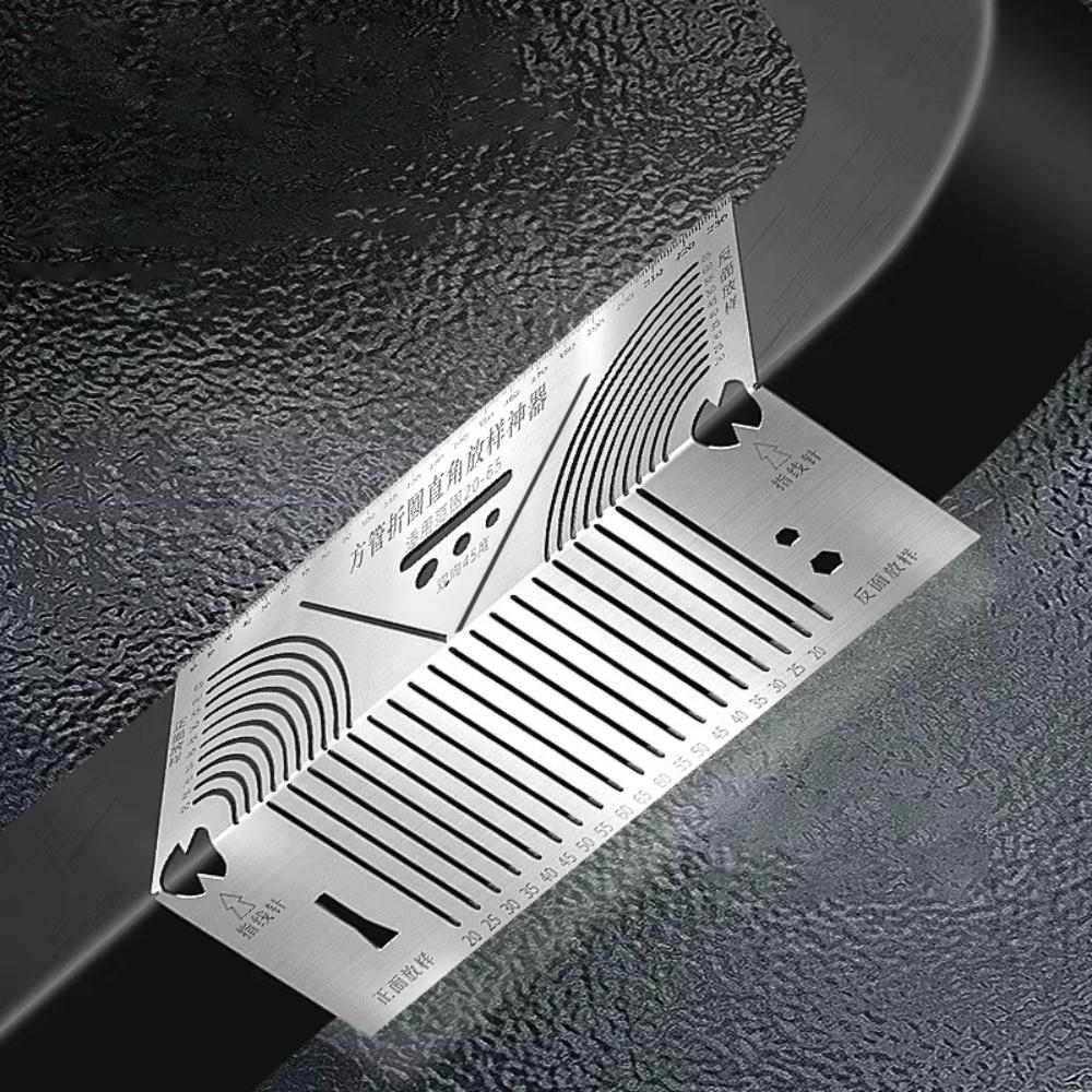 Multifunctional Arc Marking Ruler Circular Line Drawing Metalworking Cutting Guide