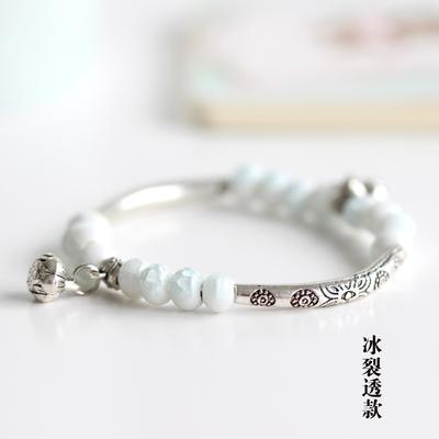 Women's Ceramic hand made DIY Bracelets Artware Retro bracelet for woman girl gift Fashion Jewelery #1555