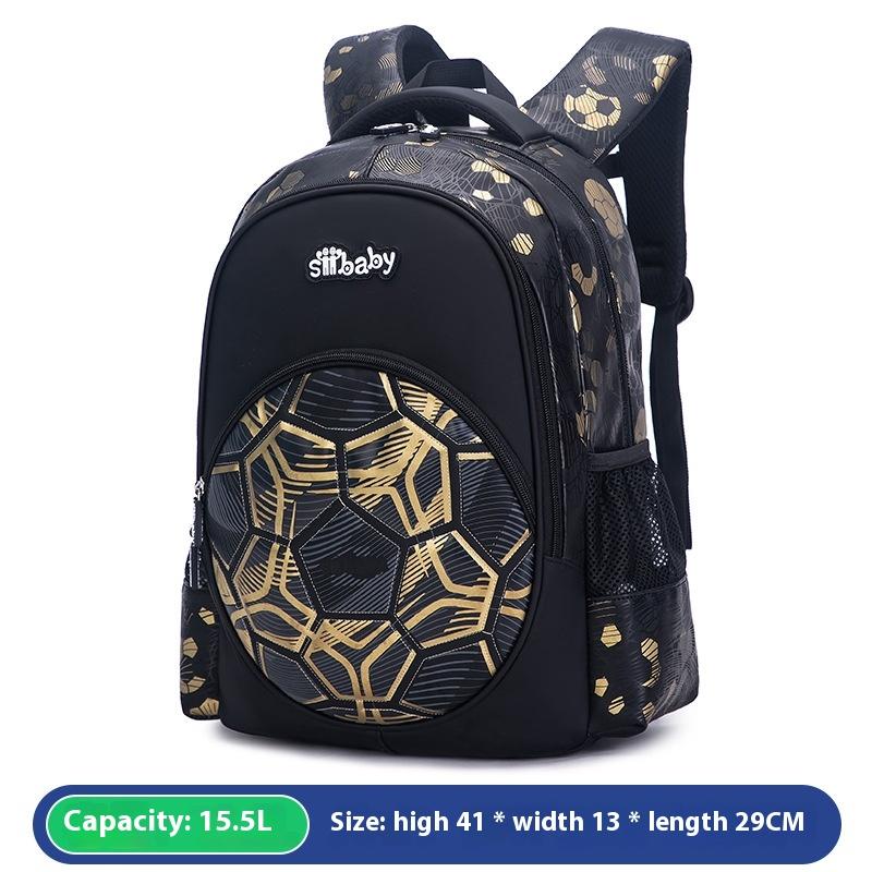 Football School Bags for Boys Shoulder Backpack Bagutte Children Spinal Protection Light Big Capacity Waterproof Backpack Kids