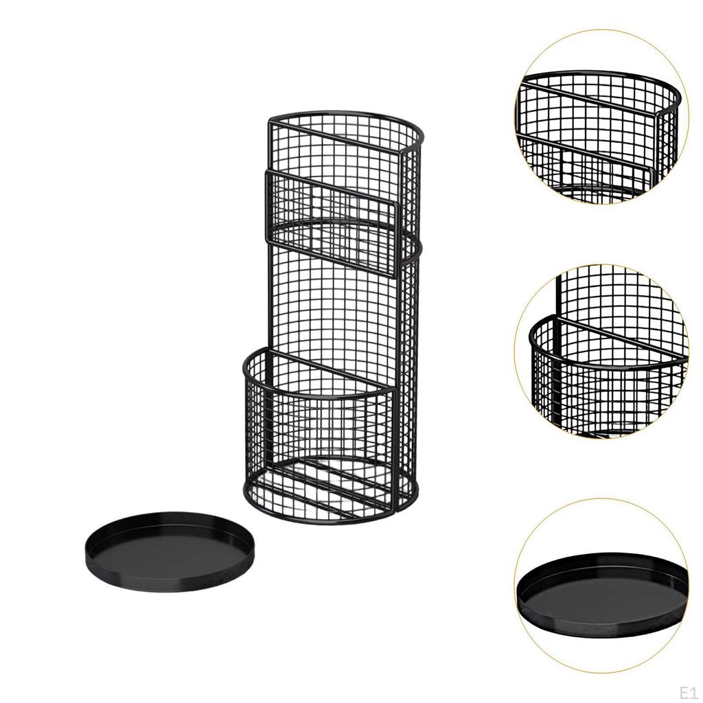 Schirmständer Haltbarkeit Eisen Praktisch Premium Halter Gestell Schirme Organizer für Zuhause