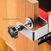 1Pair Adjustable Drawer Fixing Clip High Drawer Panel Quick Installation Clamp Furniture Large Panel Mounting Auxiliary Tool Jig