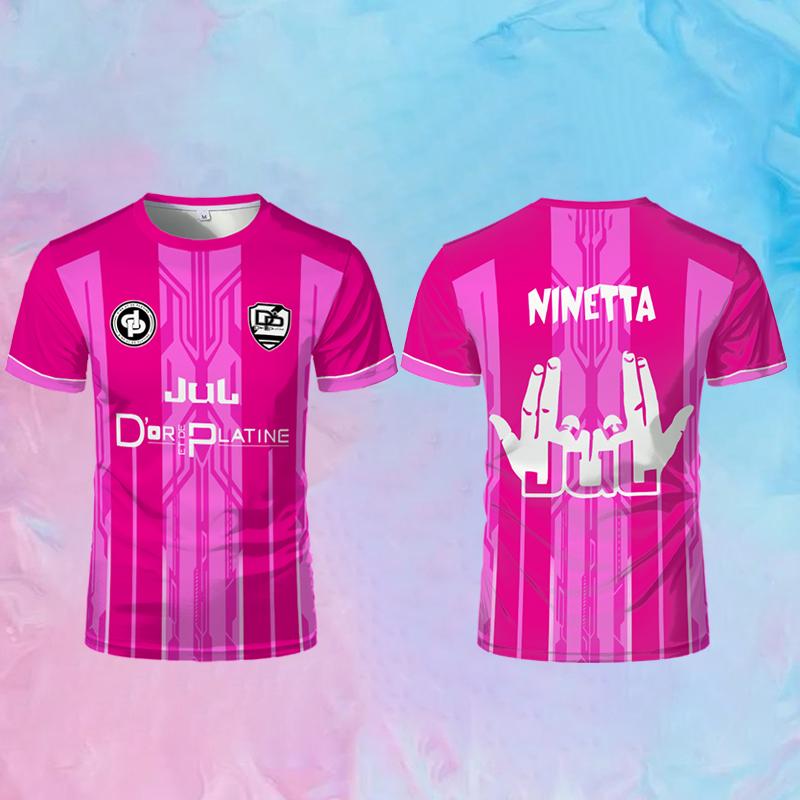 

JUL Футболка TOTO Et Ninetta Футболки Мужские И Женские Модные Футболки с Принтом в Стиле Рэп-культуры Дышащая Футбольная Тренировочная Форма M