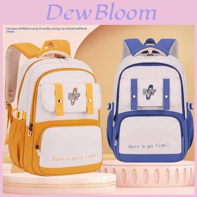 Student Backpack For College Girls With Nylon Material Waterproof Lightweight Breathable For School Use