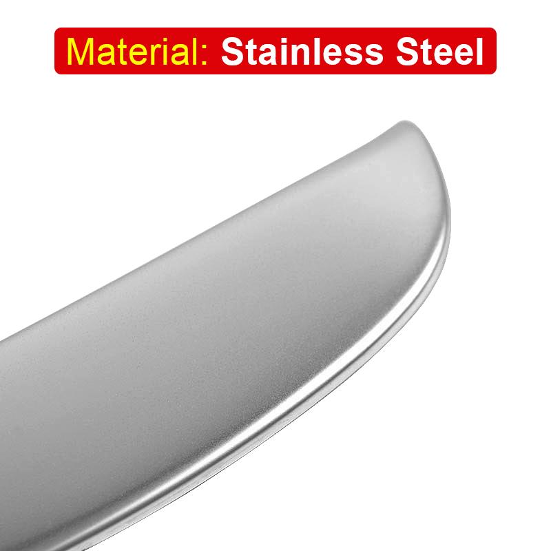 Stainless Steel Car Rear Console Armrest Garnish Trim Strips Cover Stickers For Toyota Corolla Cross XG10 2021 2022 2023 Hybrid