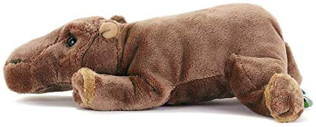 Calorata Flodhest Plysjleke Realistisk Dyrleke Dukke Gave Present Bursdag Julegave (Nestling-serien/Myk berøring) (Dobbelt testet) /