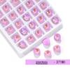Glitter Finish Crystal Rhinestones 10mm Round Rivoli Rhinestones  For Jewelry Making