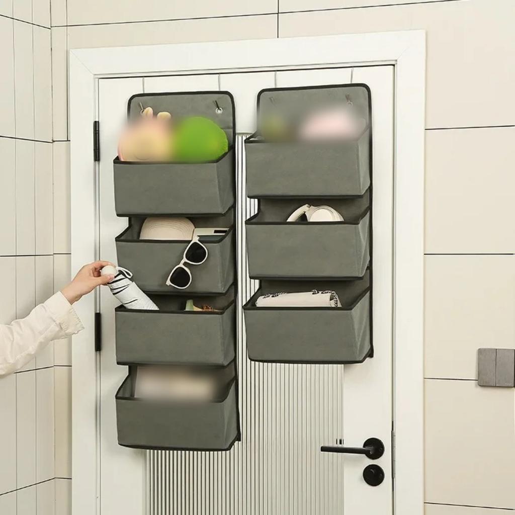 1PC Space Saving Foldable Hanging Storage System Door Mounted Organizer for Shoes Toys Books Miscellaneous Items
