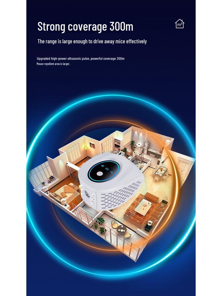 2024 Ultraschall Smart Mäuseabwehrgerät