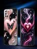 Colored Love Heart Printed Phone Case For Oneplus 13R 13 12R 11 10T 10R Nord N100 N200 N10 10 9 9R 9RT CE 3 2 Z Pro 5G Soft TPU