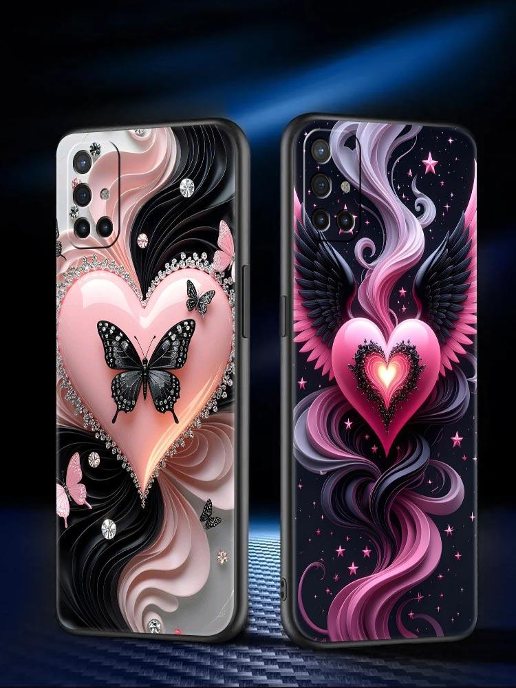 Colored Love Heart Printed Phone Case For Oneplus 13R 13 12R 11 10T 10R Nord N100 N200 N10 10 9 9R 9RT CE 3 2 Z Pro 5G Soft TPU