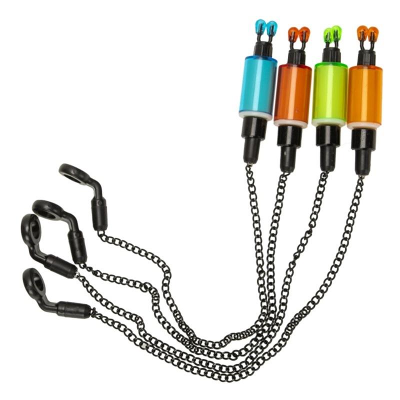2pcs Carp Fishing Swingers Alarm Swingers Chain Indicator Carp Bites Indicator Fishing Tackle Bites Alarm Bobbins Hanger