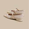 Xiaoxiangfeng Mary Jane Shoes Girl 2025 New Popular Spring and Autumn Flat-bottomed Fairy Shoes French Evening Gentle Single Shoes