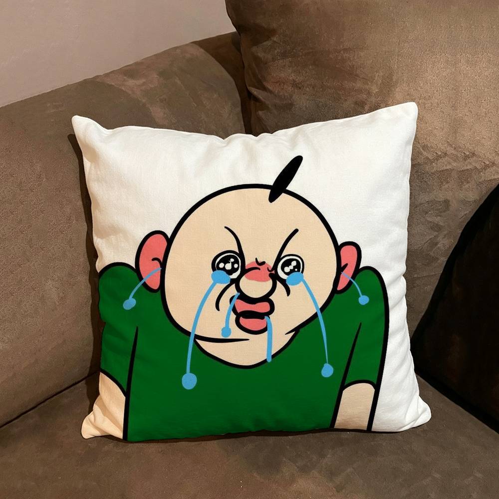 Funny Bbangbbangs Diary Cartoon Comfortable soft Pillow Case for Sofa Living Room Home Decor Protective Covers