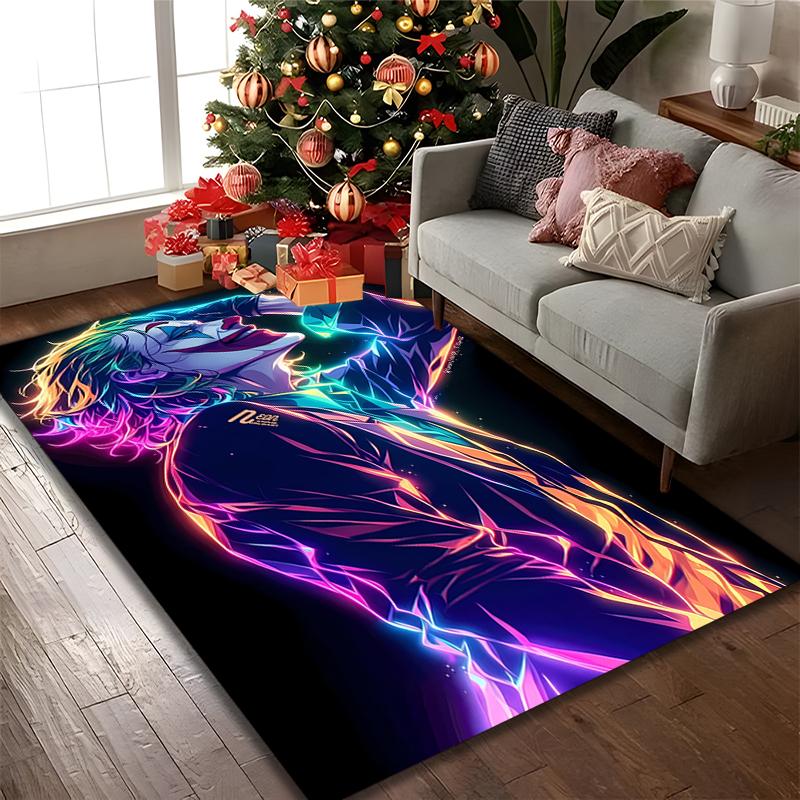 [JOKER Printed Carpet] Durable Home and Office Area Rug, Kitchen Farmhouse Decorative Floor Mat
