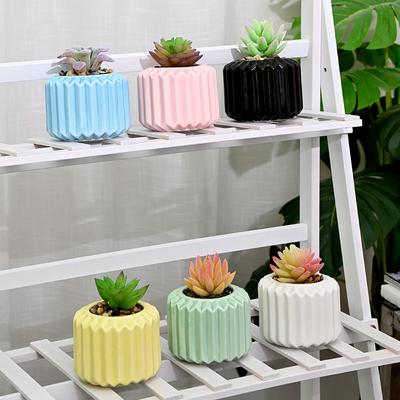 Einfache Keramik Blumentopf Sukkulenten Topf Pflanzer Home Decor Desktop Ornamente Garten Liefert Bonsai Blumentopf