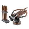 MOC Mittelalterliche Kriegssteine Kanonenwagen Waffe Katapult Armbrust Kompatible Figur Bausteine Spielzeug Für Kinder Erwachsene Freunde Geschenke