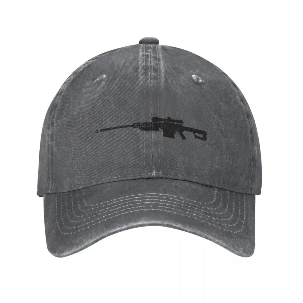 Barrett MA Sniper Long Range Rifle Caliber BMG United States Armed Forces And USA United States B Baseball Cap