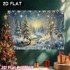 1Pcs Winter Christmas Suitable Decoration Background Winter Backdrop Decorations For Photo Studio Photo Booth Christams Party