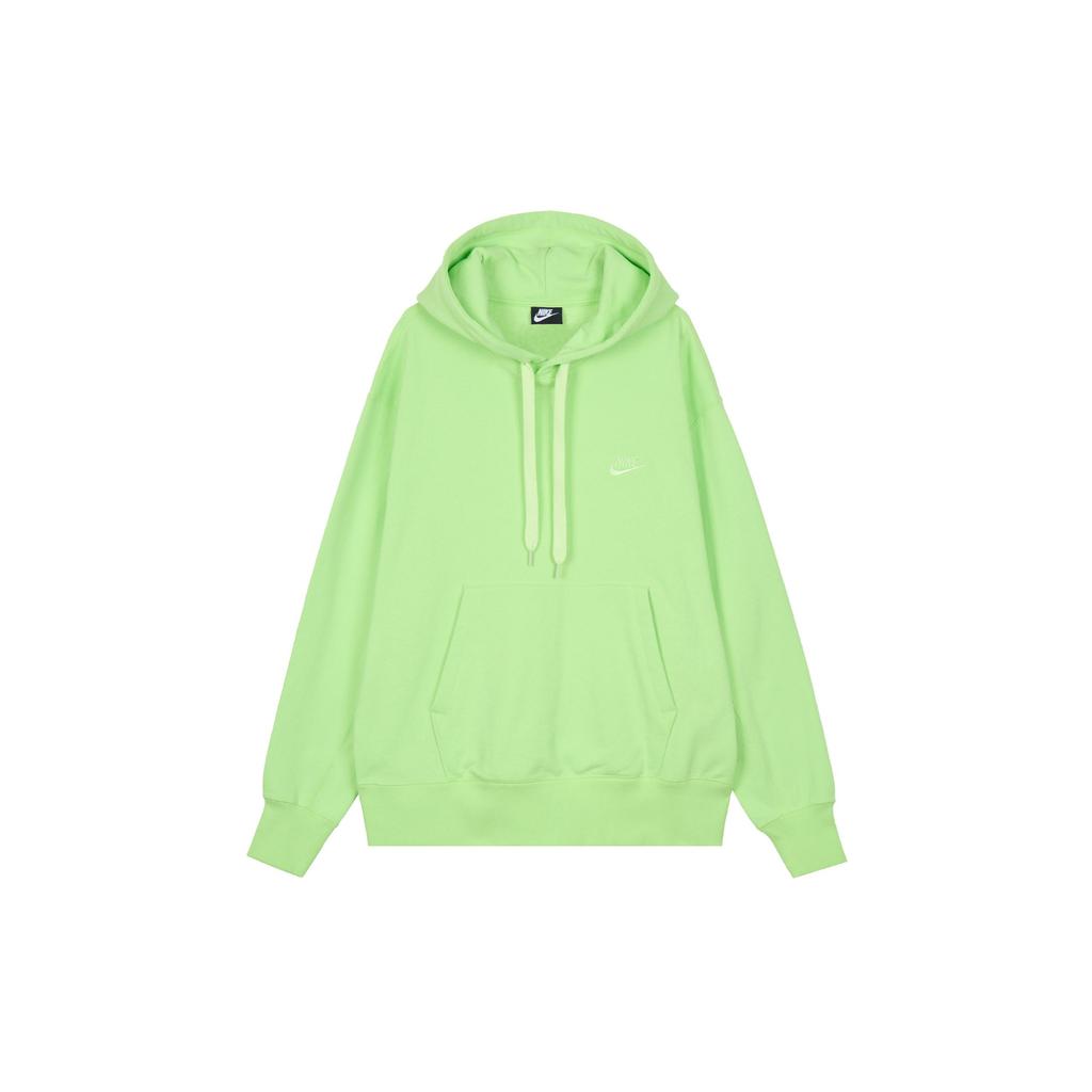 Nike Sweatshirts Men's Lime Cyan Hooded Moderate Regular DA0024-399