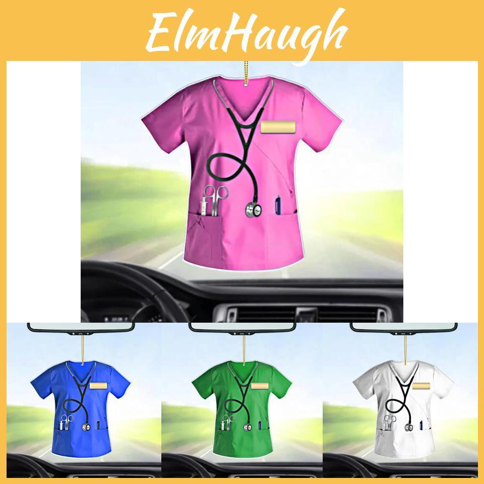 Whimsical Cartoon Nurse Uniform Acrylic Car Decor Hanging Accessory Perfect For Gifts