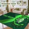 Crystal Velvet Square Rug Custom NameWerder Bremen FC Pattern Non Slip Home Floor Decor Rug