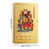 Feng Shui Prayer Gold Card Traditional Chinese Feng Shui Amulets Cards 2025 Tai Sui Amulet Card Amulet Safe Bring In Wealth