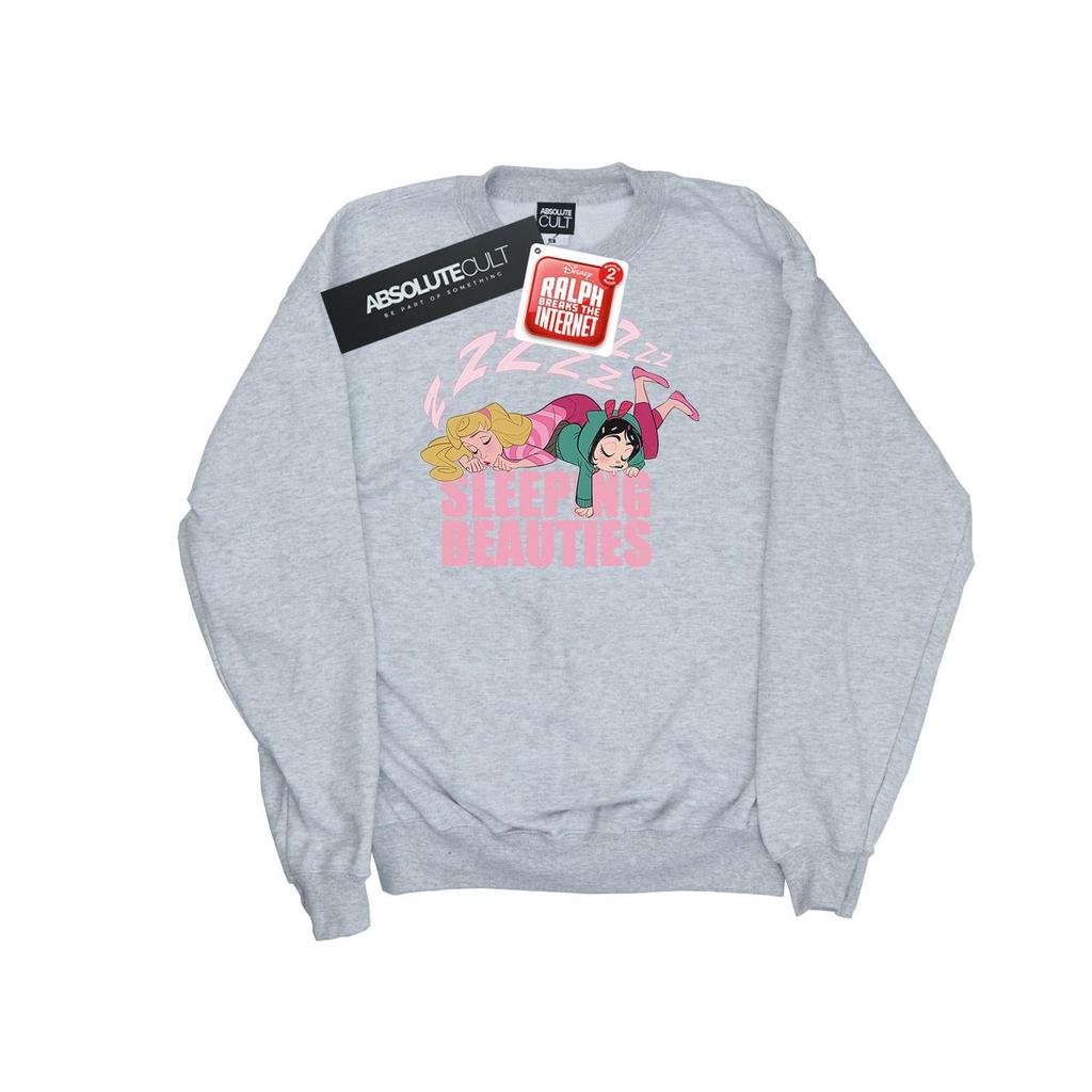 Disney Mens Wreck It Ralph Aurora And Vanellope Sweatshirt