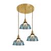 Modern Ceiling Lamp Tiffany Shade Kitchen Aisle Balcony Bedroom Home Art Decor Led Ceiling Lights Pendant Chandelier Living Room