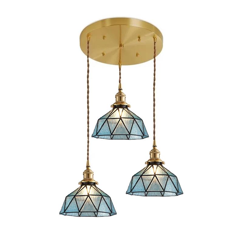Modern Ceiling Lamp Tiffany Shade Kitchen Aisle Balcony Bedroom Home Art Decor Led Ceiling Lights Pendant Chandelier Living Room