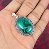 Malachite Pendant, 925 Sterling Silver Pendant Jewelry. Gift For Women Handmade Pendant Gemstone Jewelry