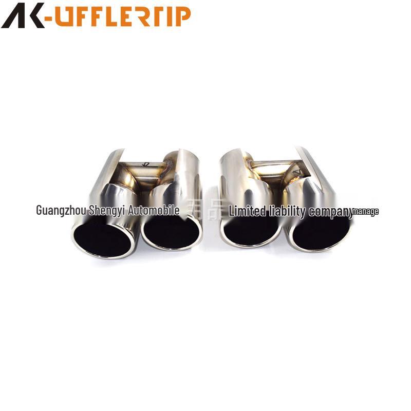 BMW 5 Series M5 Dual-Sided, Quad-Exit Stainless Steel Carbon Fiber Exhaust Tailpipe