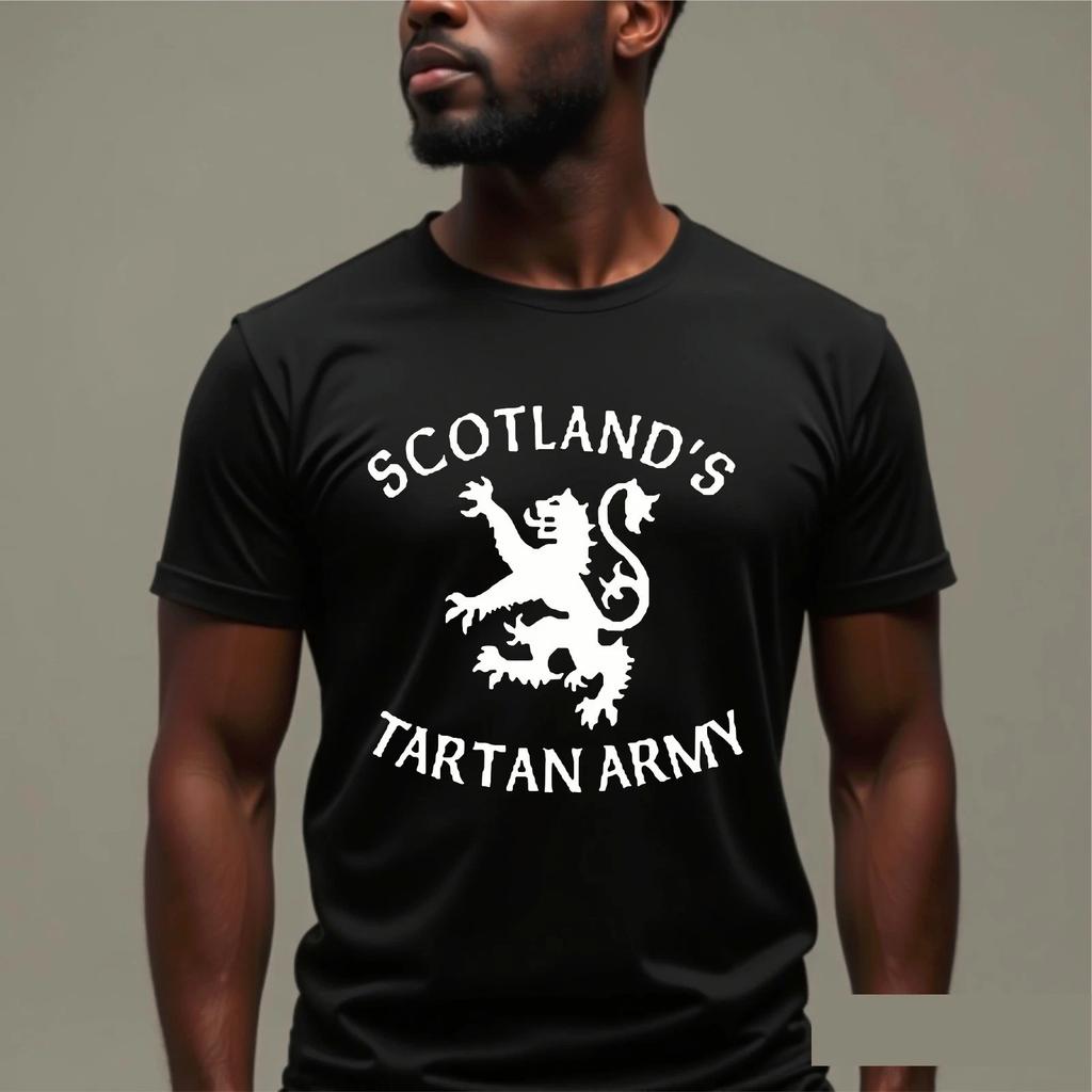 Koszulkka Tartan Army Szkocji, Koszulka kibica piłki nożnej Szkocji, Szkocki prezent Tee