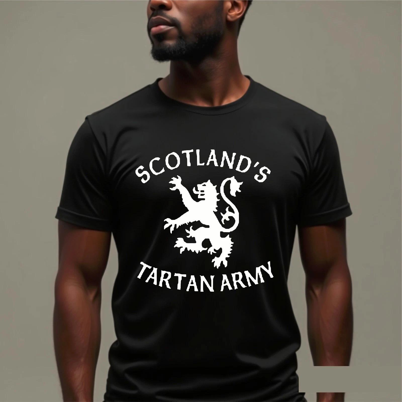Scotland s Tartan Army T-Shirt, Scotland Football Supporters Scottish Gift Tee XL