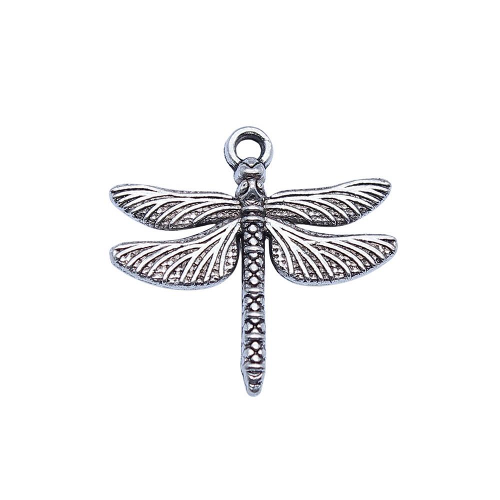 Dragonfly Charms Vintage Alloy Pendants For Insect Themed Handmade Jewelry Supplies