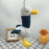 Plush Cute Doll Keychain Pendant Little Seagull Ugly Cute Doll Backpack Pendant Hanging Decoration