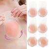 Damen Unsichtbare Lift-Up Selbstklebende Brustwarzenabdeckung Silikon Wiederverwendbare Brustwarzenabdeckung Brustpflaster Push-Up Partykleid Trägerlose BHs