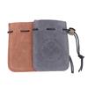 Portable Jewelry Storage Bag Bracelet Rings Cowhide Leather Jewelry Holder Bag Organizer Earrings Necklace Square Coin Purse