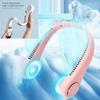 Ventilateur de Cou USB 4000 mAh Rechargeable Silencieux - Rose - BOOLING - Portable