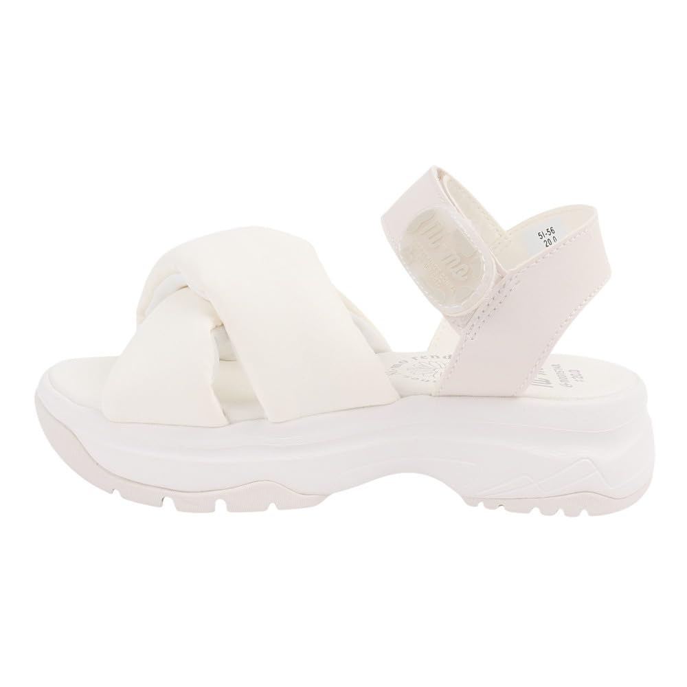Moonstar NM J132 2E Girls' Sandals, Off-White, 19.0 Cm,