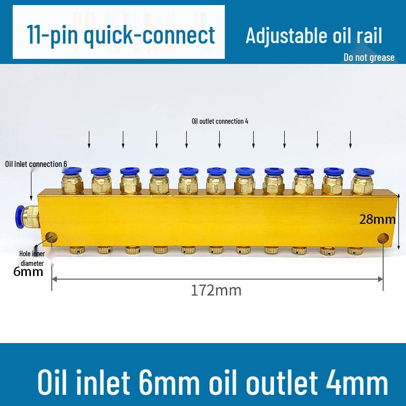 Adjustable Quick-Connect Oil Manifold & Distributor Valve