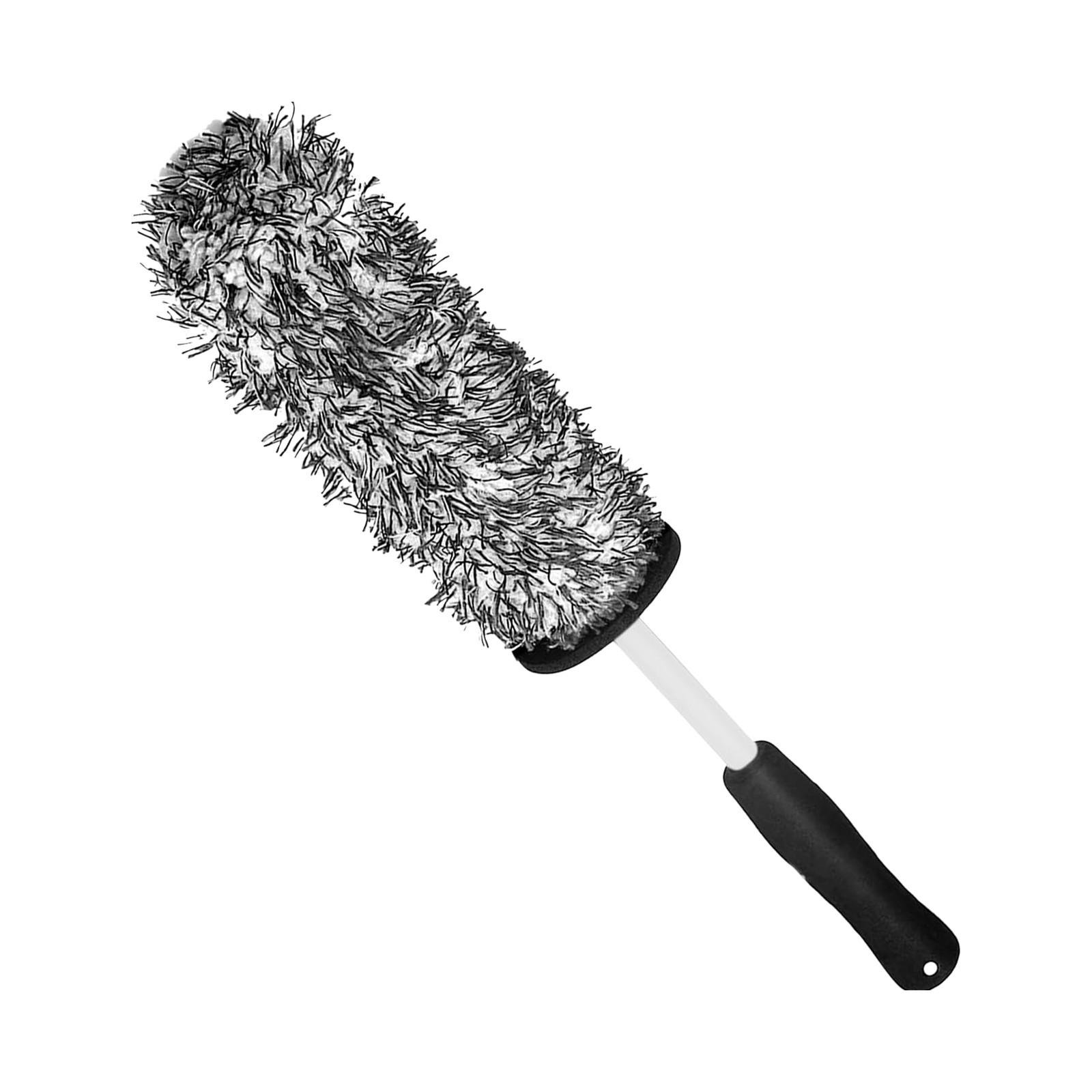 

Щетка для дисков из микрофибры, Мягкая щетка для дисков, Щетка для чистки алюминиевых дисков, Щетка для стальных дисков, Алюминиевые диски, Длинная щетка для чистки автомобилей One Size чёрный