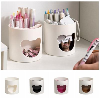 Kawaii Bär Stift Halter Multifunktions Halter Container Desktop-Organizer Bürobedarf Schreibwaren Bleistift Lagerung Box Student
