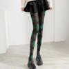 Argyle Pattern Shaping Tights Vintage Leg Slim High Elastic Pantyhose Sexy Women Over Knee Socks Autumn Winter Warm Stocking