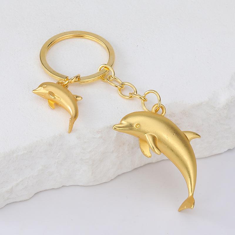 

Брелок из сплава Океанский дельфин 3D Детализированный Морской Ключи Сумки Украшение Подвеска Мини-подарок Брелок на животную тематику для женщин и мужчин 8 cm