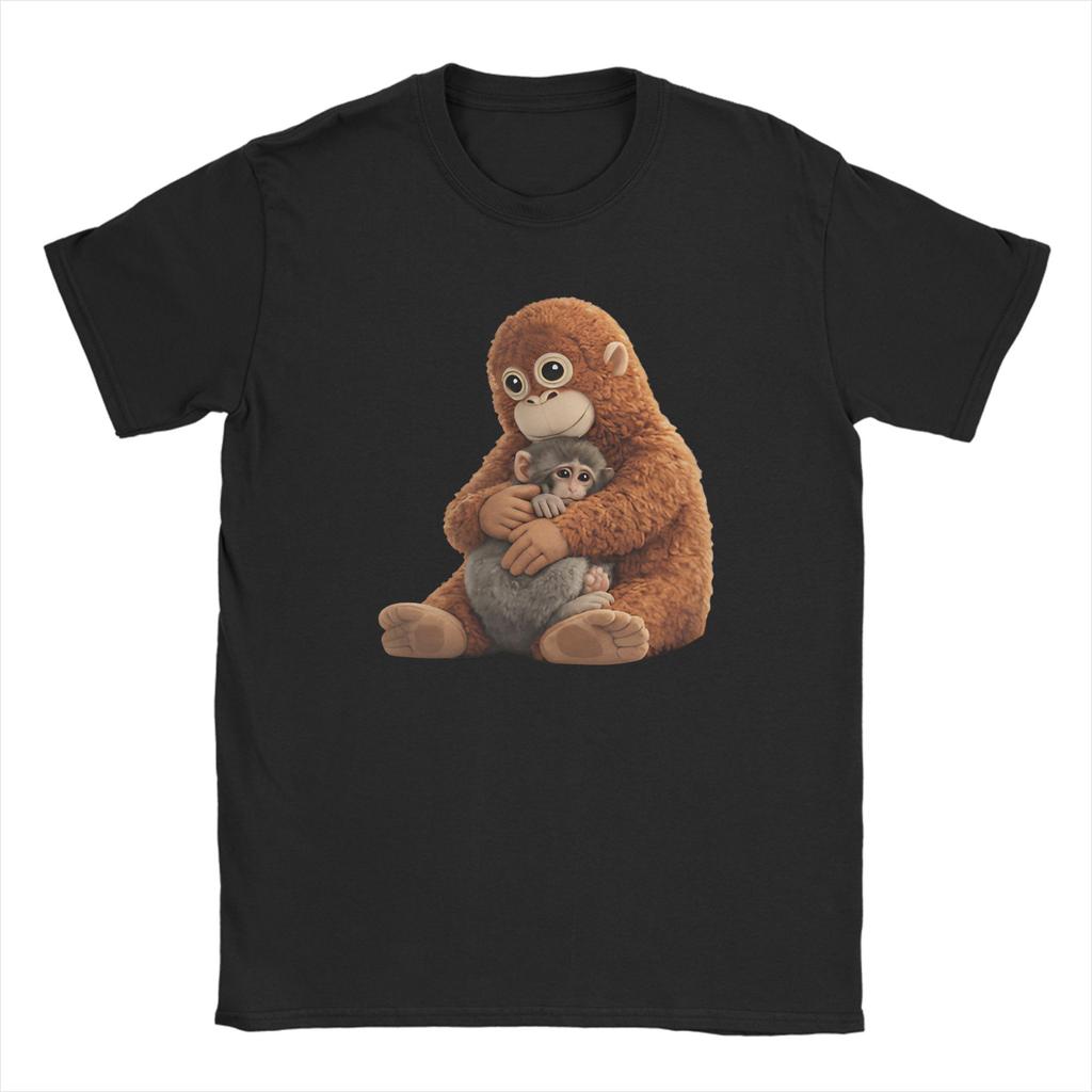 Punch Monkey T Shirt for Unisex Cotton Funny TShirts O Neck Tees Short Sleeve Clothes Summer