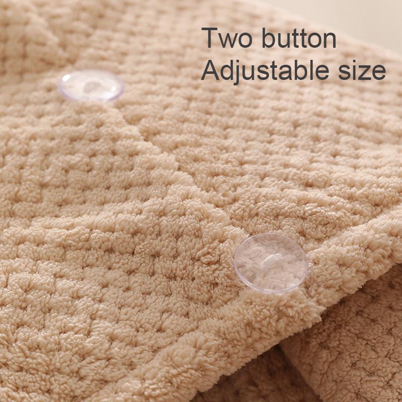 Women Hair Drying Hat Quick-dry Microfiber Hair Towel Cap Hat Bath Thicker Shower Long Curly Hair Cap