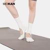 MEIKAN Dámské protiskluzové ponožky do půli lýtek s páskem a špičkou pro jógu