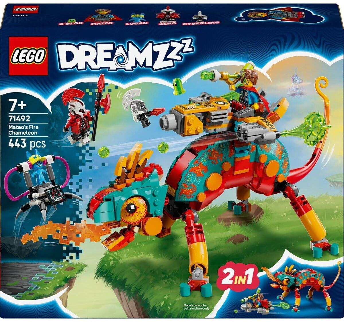 

LEGO конструктор DREAMZZ – Огненный хамелеон Матео (71492)